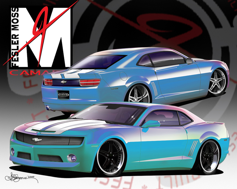 Illustration for article titled Fesler-Moss Builds A Corvette ZR1-Powered Camaro SS
